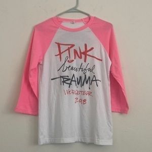 Pink Beautiful Trauma 2018 World Tour baseball concert t-shirt